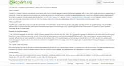 Desktop Screenshot of copyleft.org
